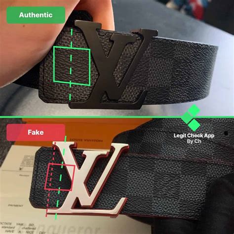 louis vuitton damier belt real vs fake|louis vuitton belt authenticity check.